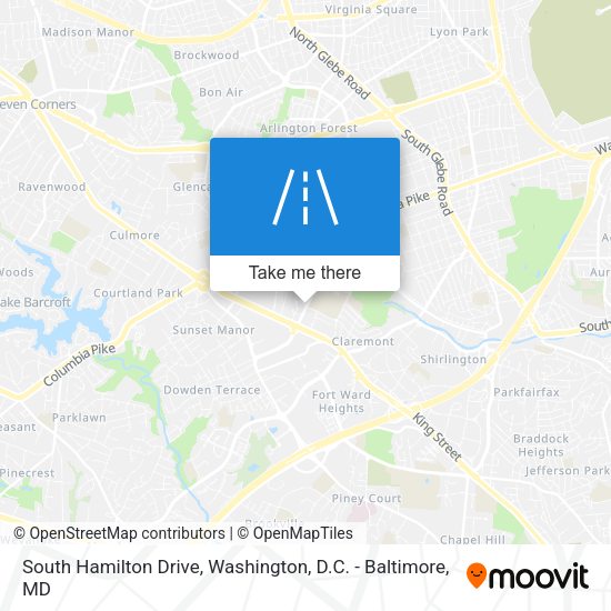 South Hamilton Drive map