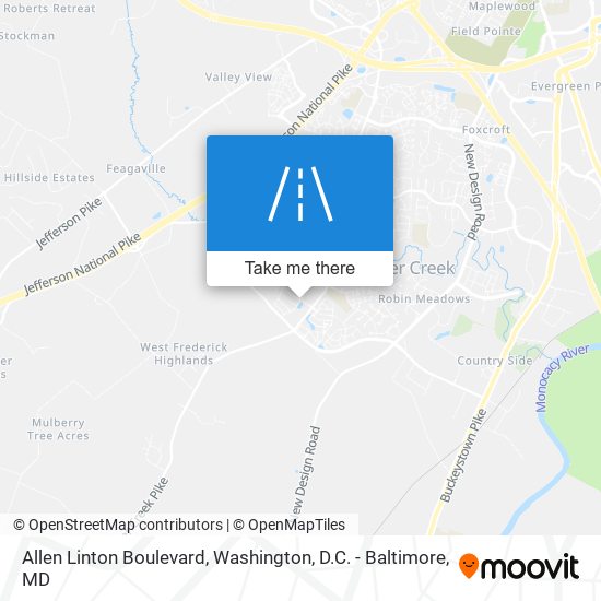 Allen Linton Boulevard map