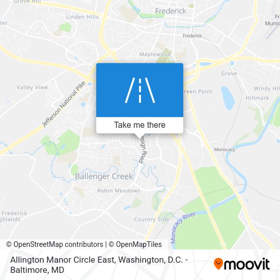 Allington Manor Circle East map