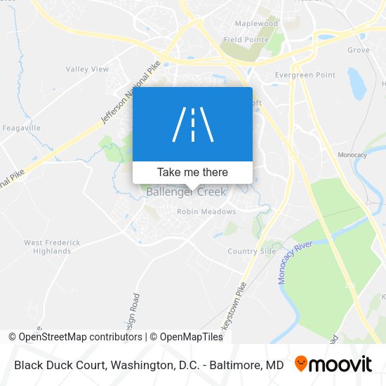 Black Duck Court map