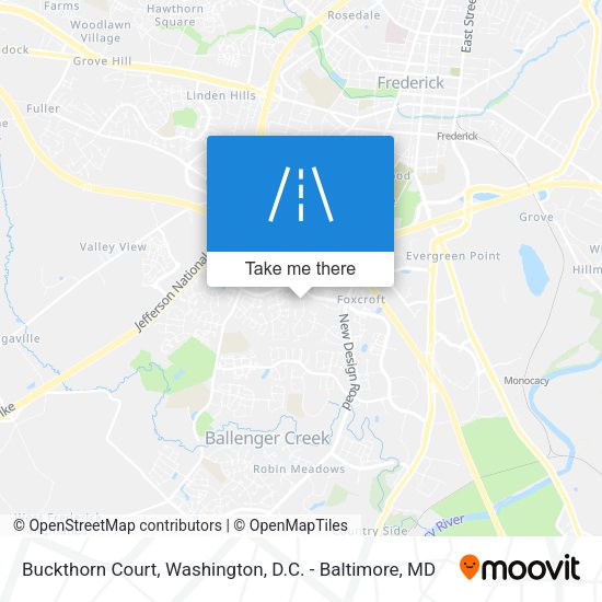 Mapa de Buckthorn Court