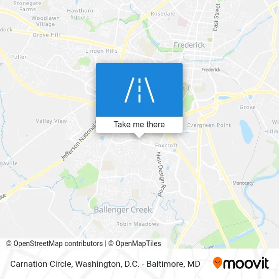 Carnation Circle map