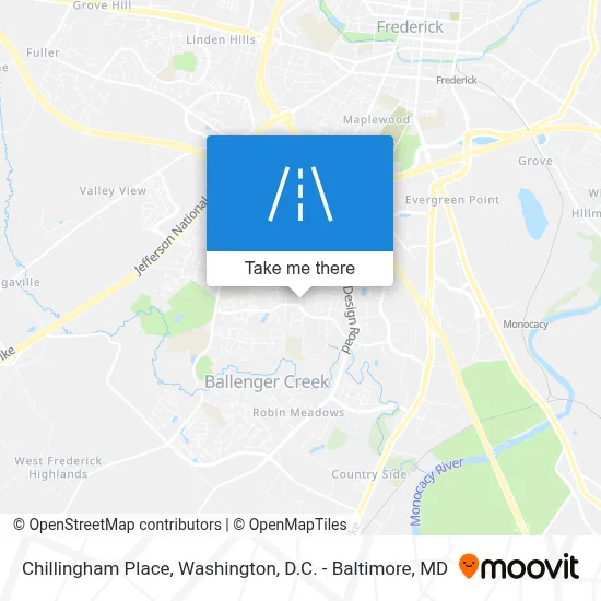 Chillingham Place map