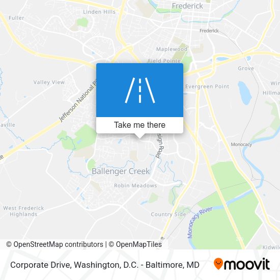 Mapa de Corporate Drive