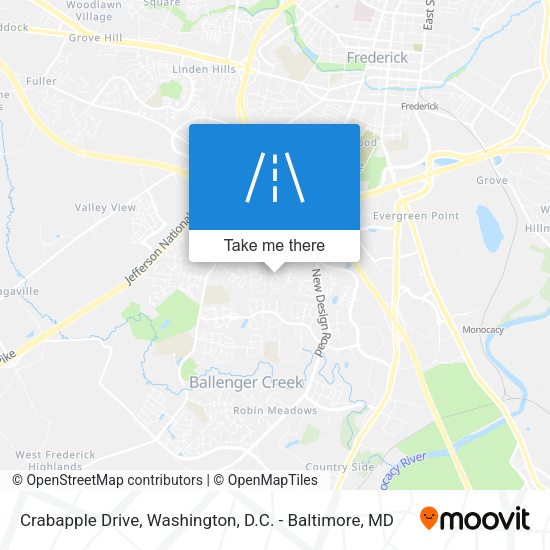 Crabapple Drive map