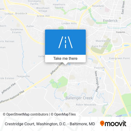 Crestridge Court map