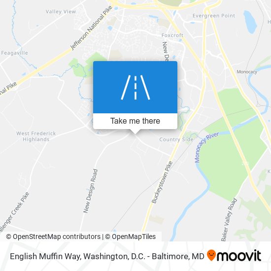 English Muffin Way map