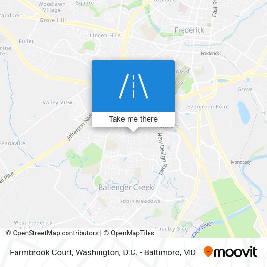 Farmbrook Court map