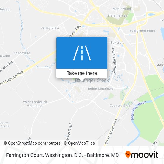 Farrington Court map