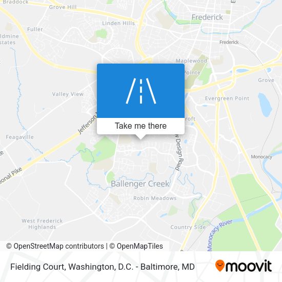 Mapa de Fielding Court