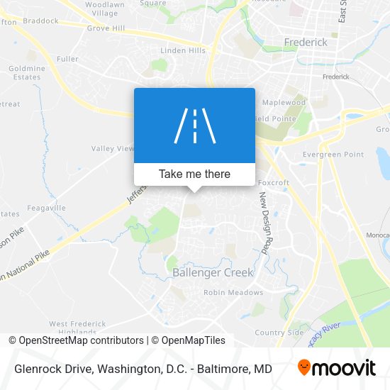 Glenrock Drive map