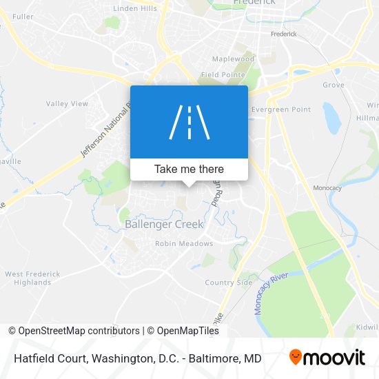 Hatfield Court map