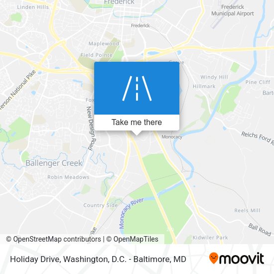 Mapa de Holiday Drive