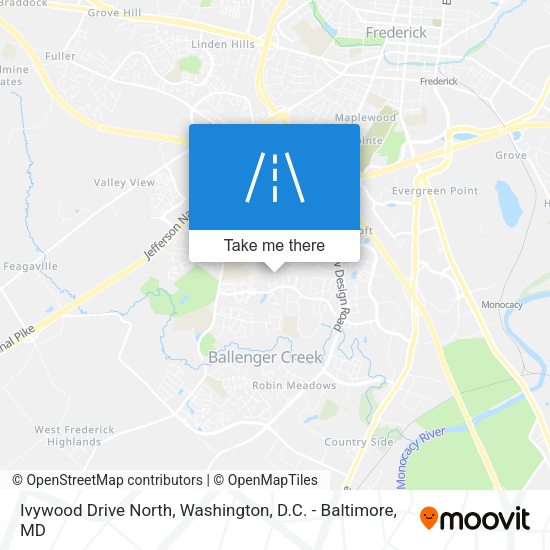 Ivywood Drive North map