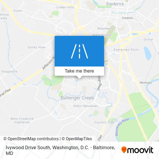 Mapa de Ivywood Drive South