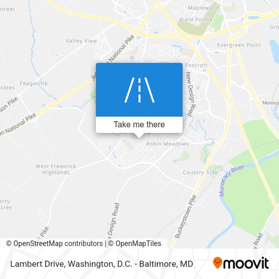 Lambert Drive map