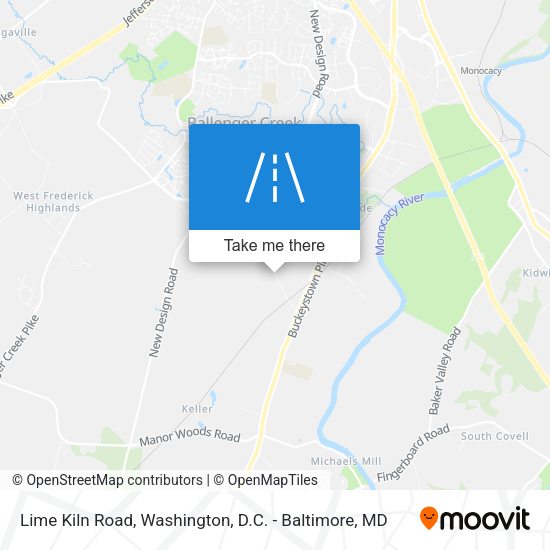 Mapa de Lime Kiln Road