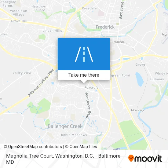 Magnolia Tree Court map