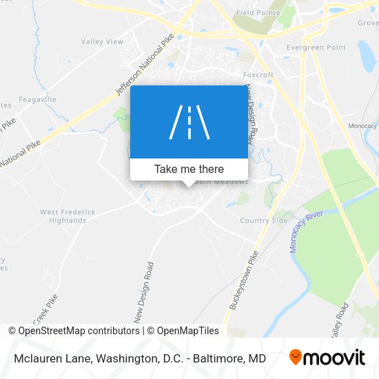 Mapa de Mclauren Lane
