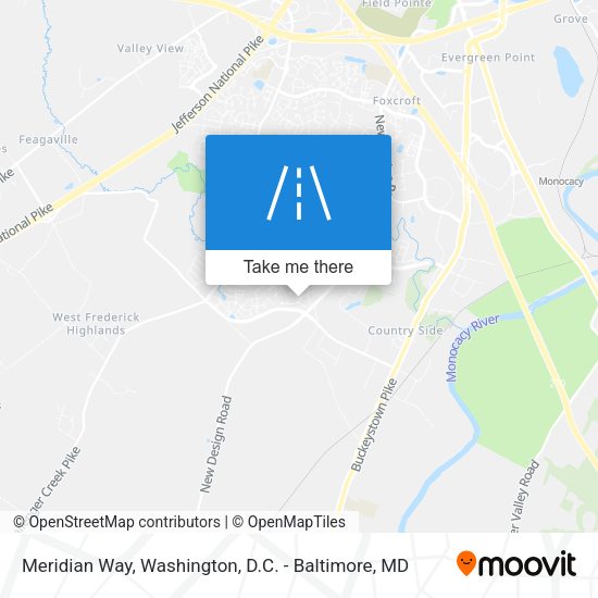 Mapa de Meridian Way