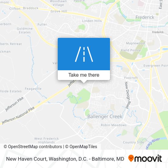 New Haven Court map