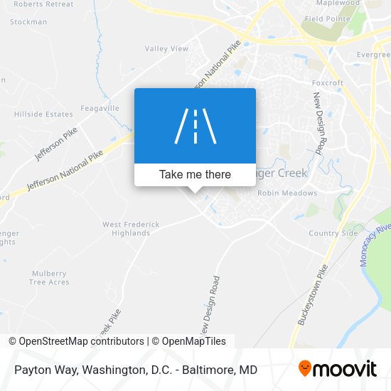 Payton Way map