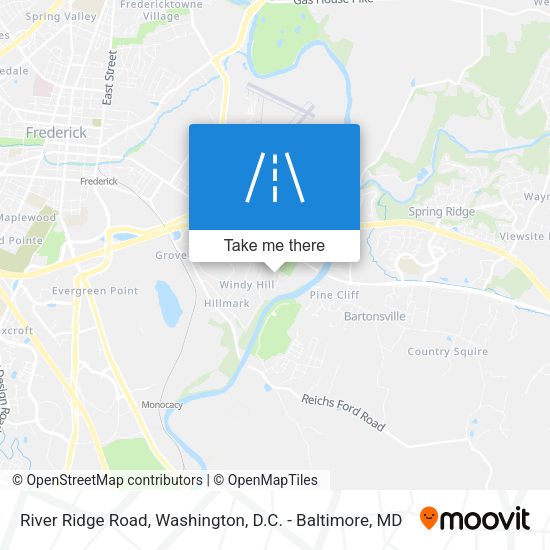 River Ridge Road map