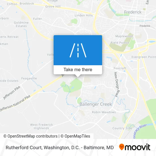 Rutherford Court map