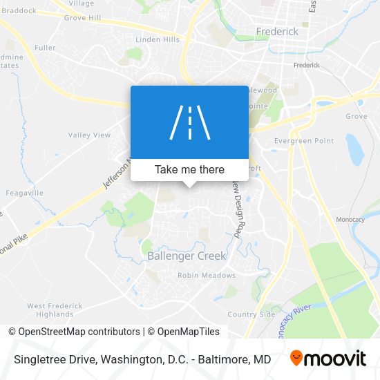 Singletree Drive map