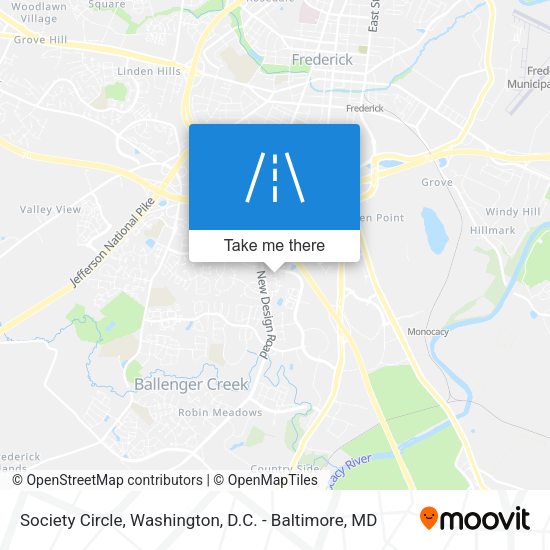 Society Circle map