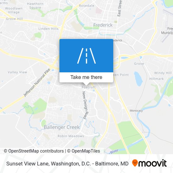 Mapa de Sunset View Lane