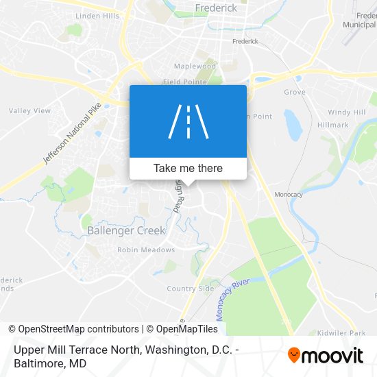 Mapa de Upper Mill Terrace North