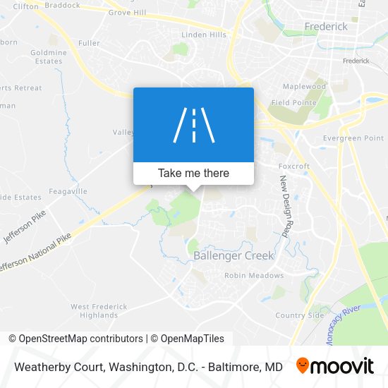 Mapa de Weatherby Court