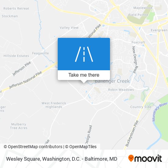Wesley Square map
