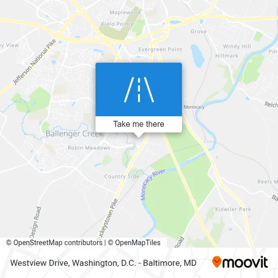 Westview Drive map