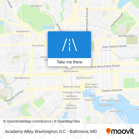 Academy Alley map
