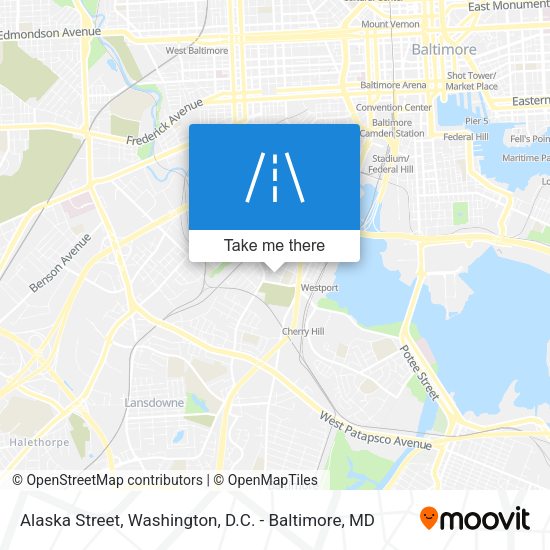 Alaska Street map