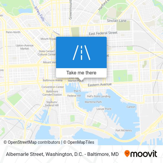 Mapa de Albemarle Street