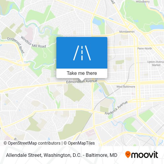 Allendale Street map