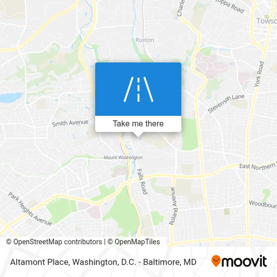 Altamont Place map