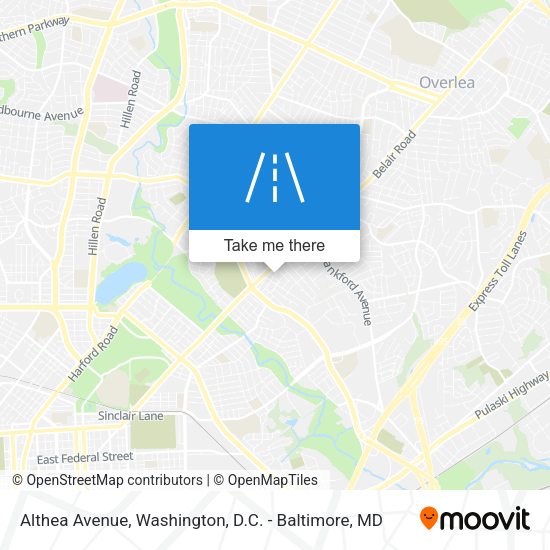 Althea Avenue map