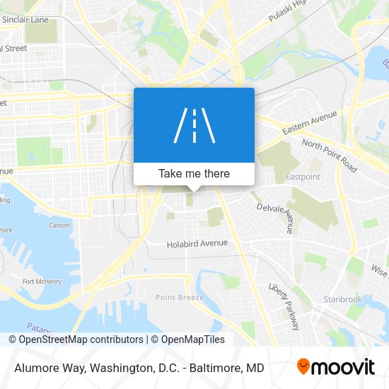 Alumore Way map