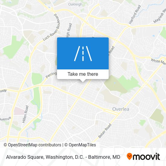 Mapa de Alvarado Square