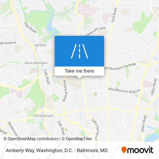 Mapa de Amberly Way