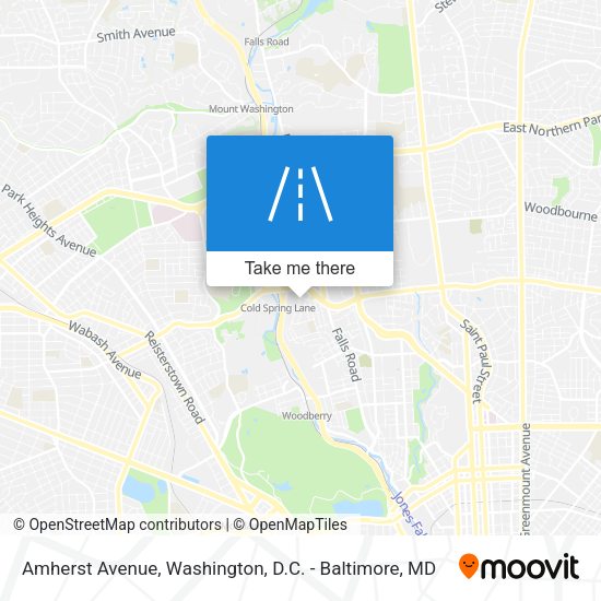 Mapa de Amherst Avenue