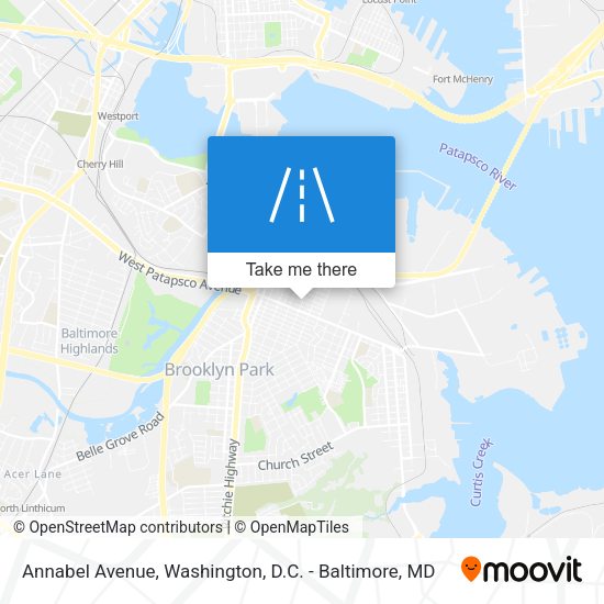 Annabel Avenue map