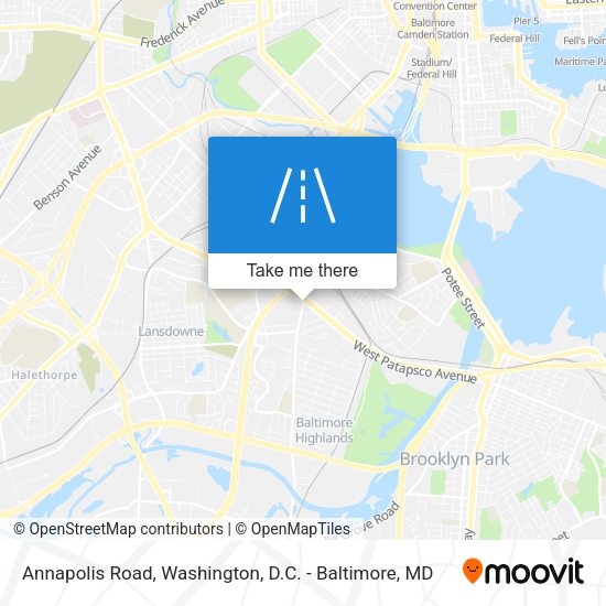 Annapolis Road map