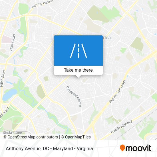 Anthony Avenue map
