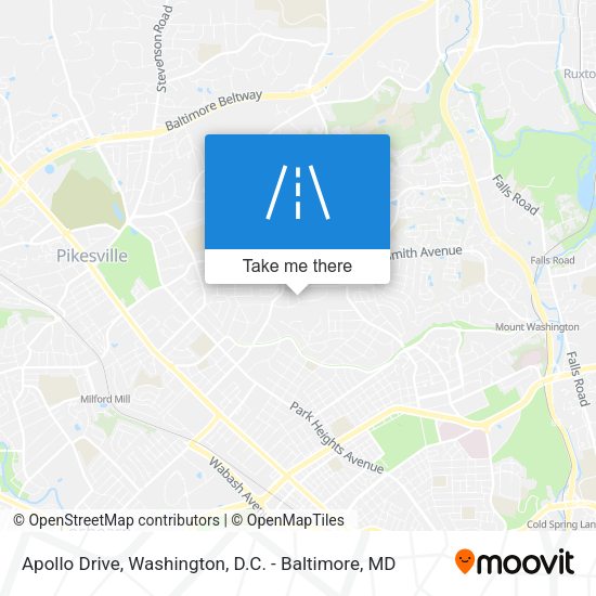 Mapa de Apollo Drive