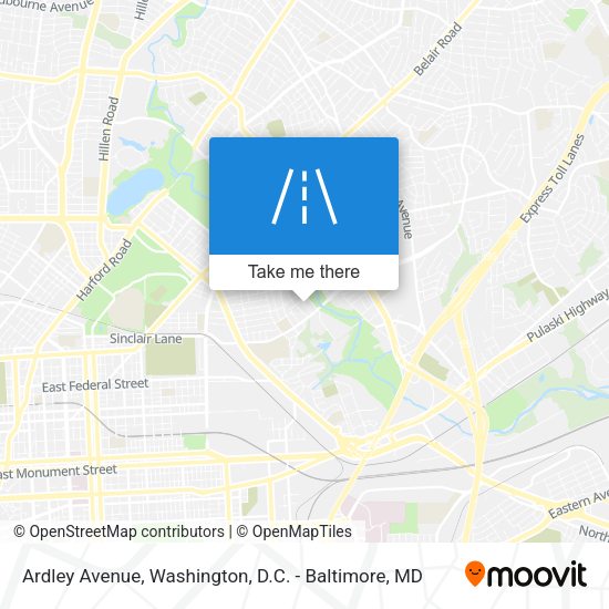 Ardley Avenue map